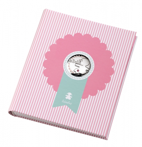 Album Le Bebè portafoto diario bimba linea Blasone Primi Ricordi in argento