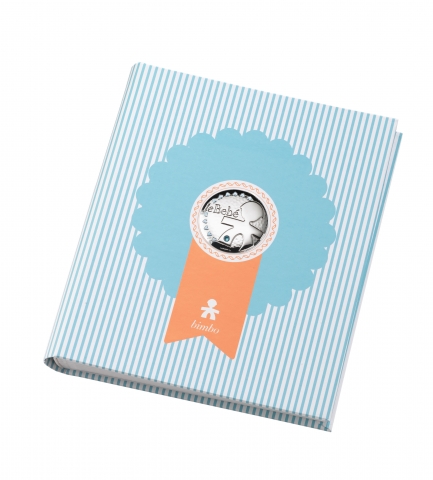 Album Le Bebè portafoto diario bimbo linea Blasone Primi Ricordi in argento