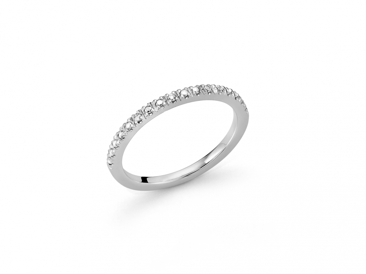 Anello collezione Diamantissima in Argento 925% e Diamanti naturali LID3559