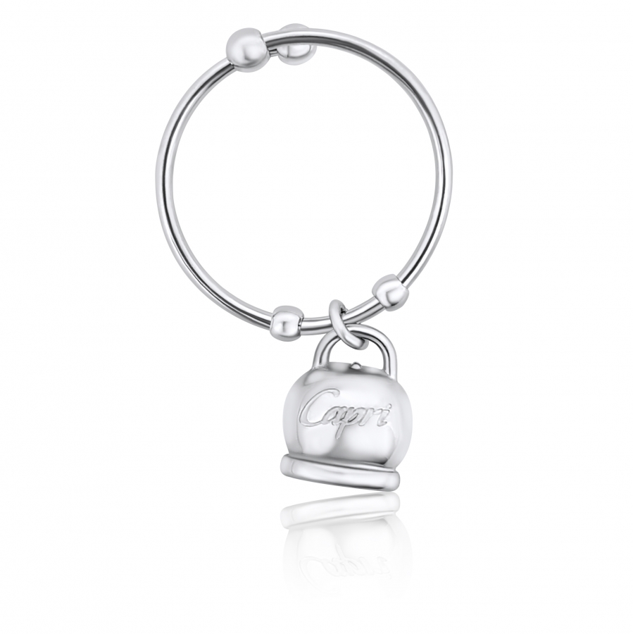 Stainless Steel Lucky Bell Capri Ring