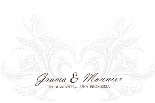 Anello Fantasia Grama & Mounier con Diamanti da 0.10ct in oro bianco 18kt GM057
