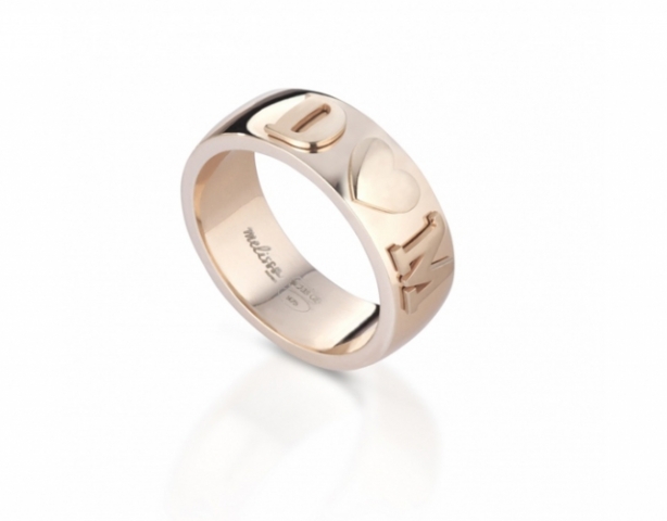 Melissa Jewels - Ring in 925k Silver and 18k Gold