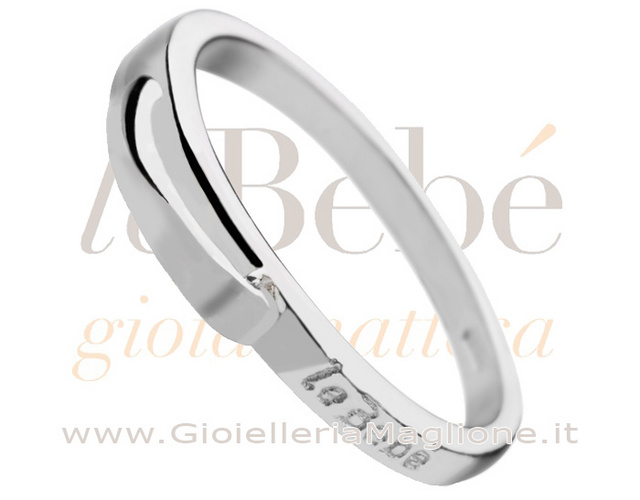 Le Bebè - 9K White Gold Ring for Pendant 