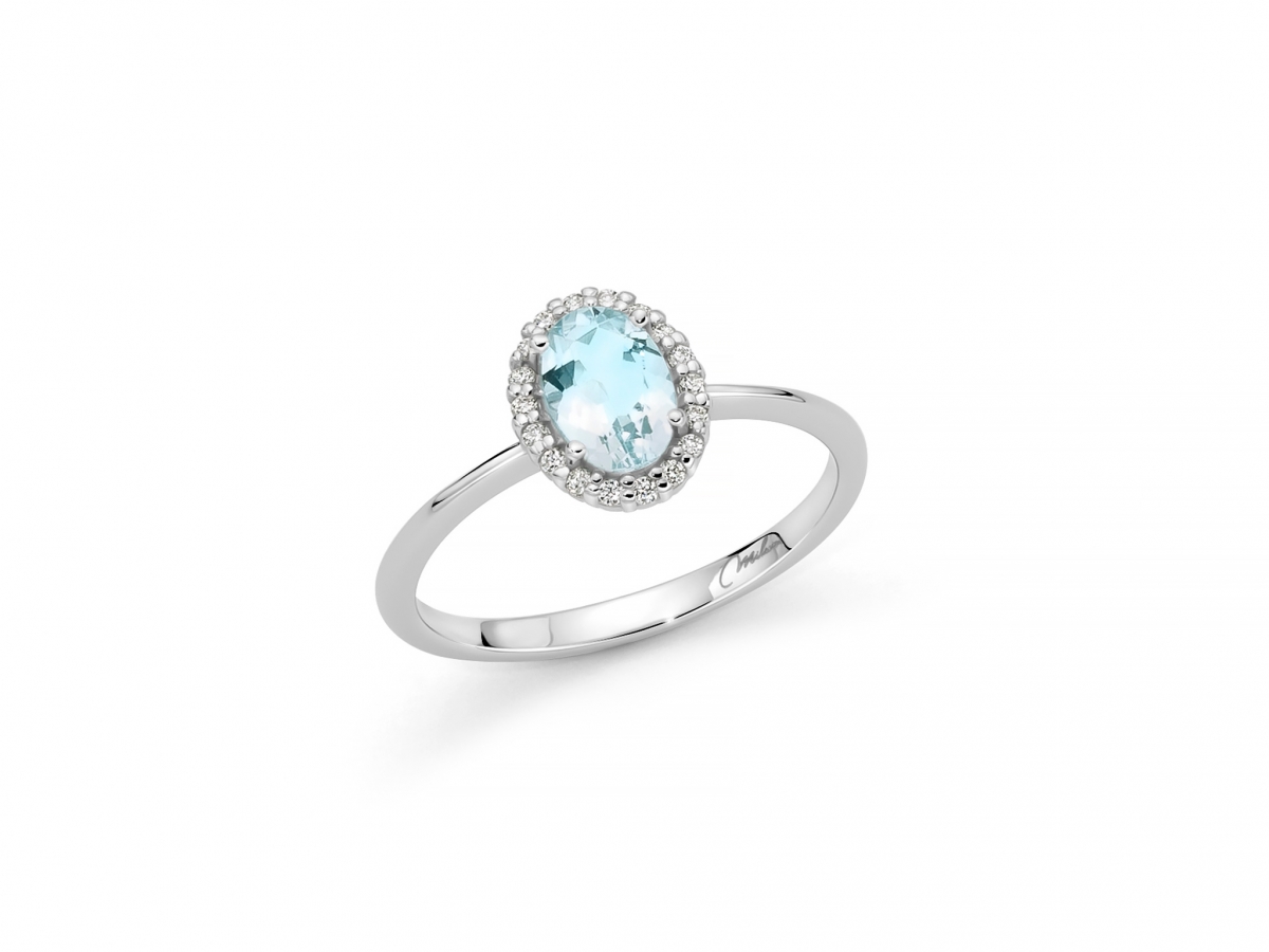 18K White Gold - Natural Diamonds Earrings MILUNA