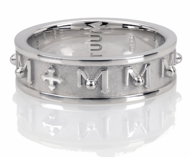 Anello Rosario Tuum DECEM in Argento 925 Rodiato