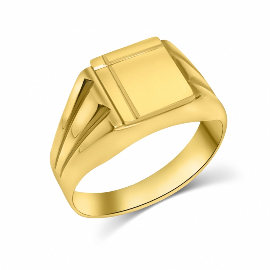 18k Yellow Gold Customizable Ring