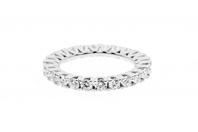 Grama & Mounier - 18K White Gold 1.89ct Natural Diamond Ring
