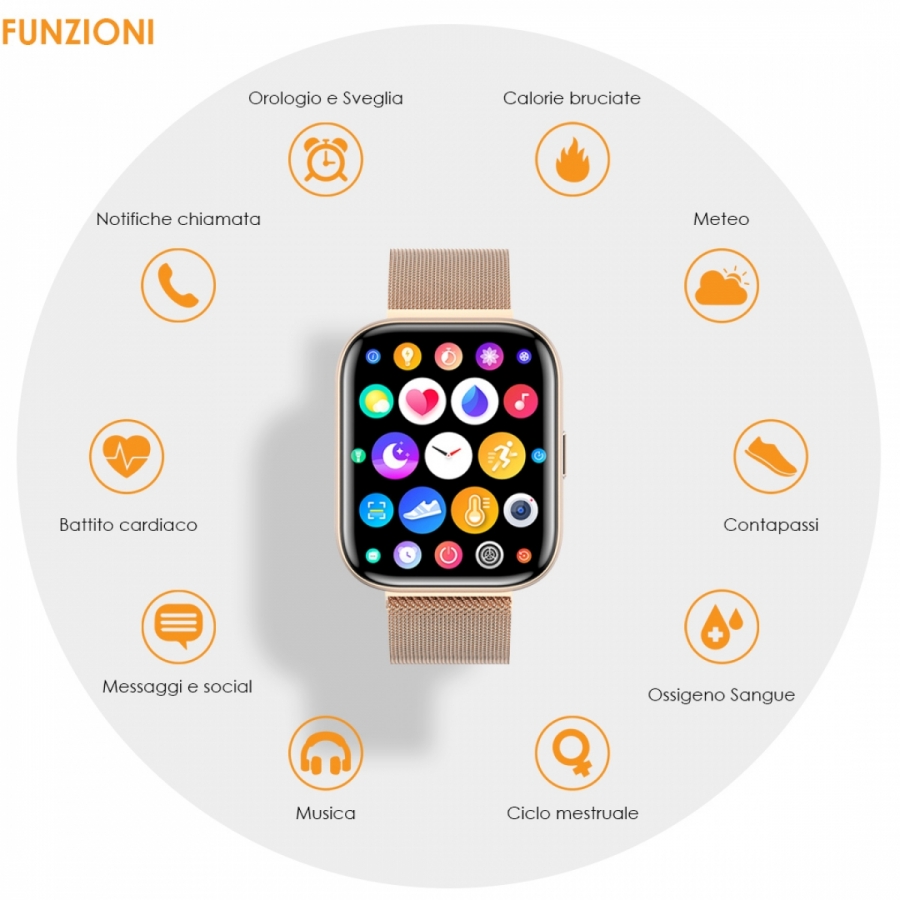 Boccadamo - SmartMe Plus smartwatch black