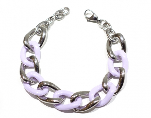 Stainless Steel and Ceramic Bracelet