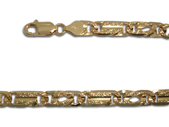 18K Yellow and White Gold Bracelet