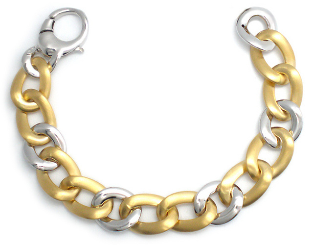 18K Yellow and White Gold Bracelet