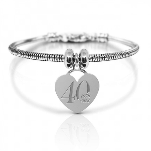 Bracciale BOCCADAMO Harem rigido a fascia rosato con cristalli Swarovski XBR795RS