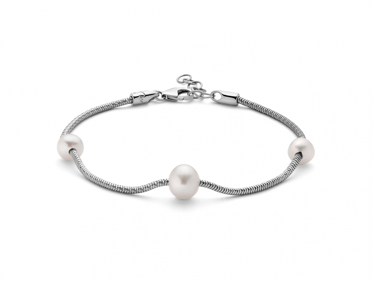 Bracciale con Perle in argento 925 MISS ITALIA PBR2829