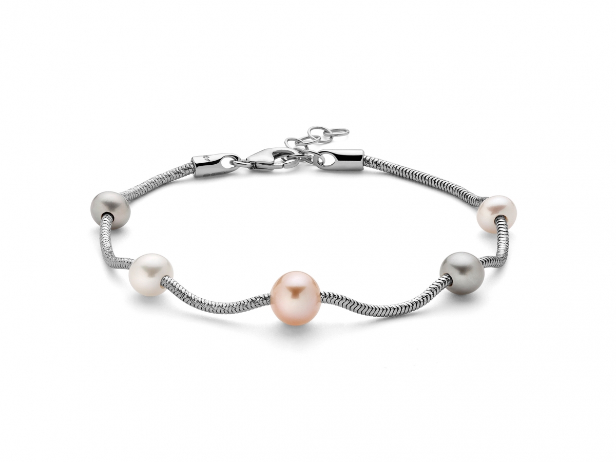 Bracciale con Perle in argento 925% MISS ITALIA PBR2831