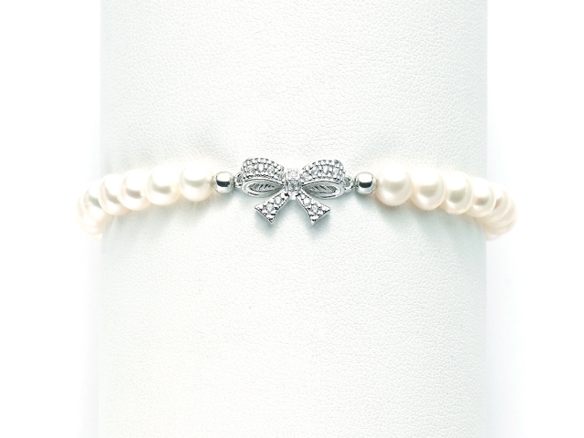 Bracciale di Perle Miluna collezione BRIO in argento e zirconi PBR2067