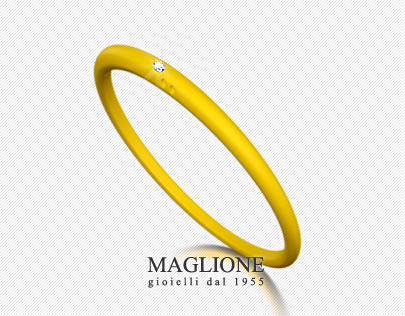 Silver, Silicone and Diamond Bracelet