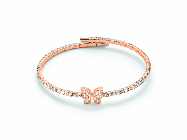 Bracciale KIARA con Farfalla e zirconi collezione Basik Chic