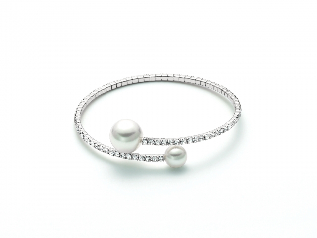 Bracciale KIARA con Perle e zirconi collezione Basik Pearl