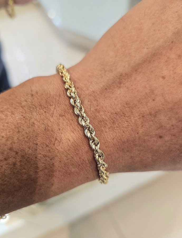 18k Yellow Gold Funetta Bracelet