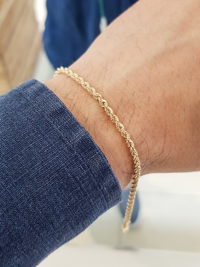 18k Yellow Gold Funetta Bracelet