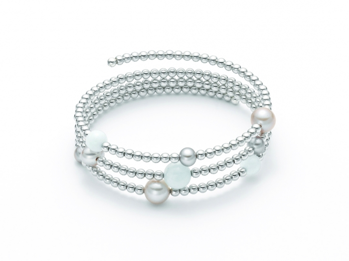 Bracciale Miluna collezione Vortice con Perle in argento PBR1716AG