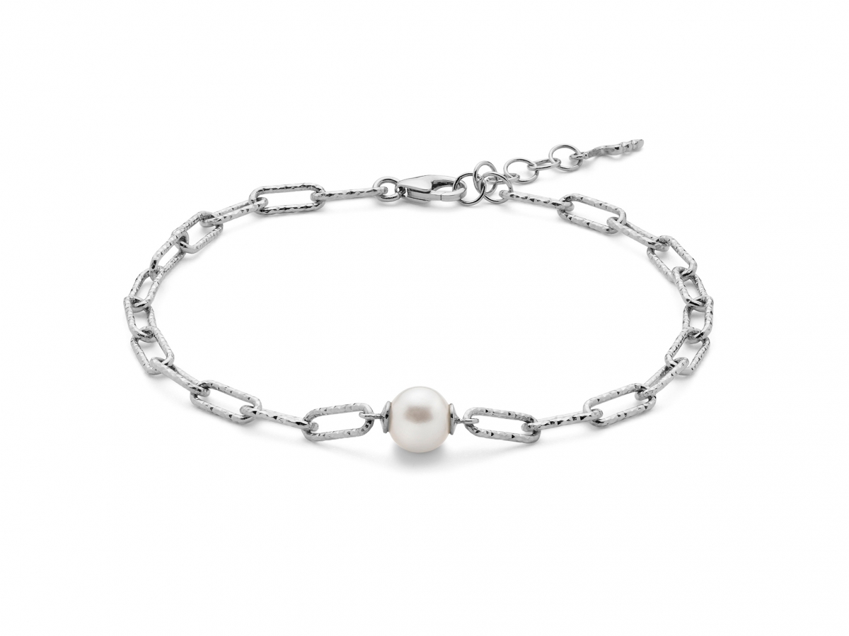 Bracciale MILUNA con Perla in argento 925% MISS ITALIA PBR3140B