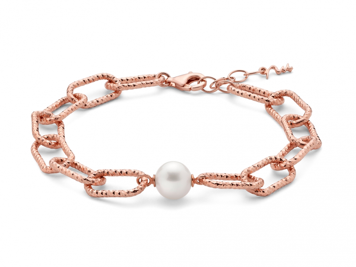 Bracciale MILUNA con Perla in argento 925% MISS ITALIA PBR3203R