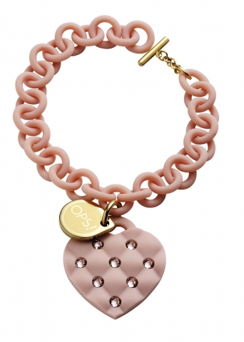 Bracciale Ops Matelassè crystal rosa cipria OPSBR-232