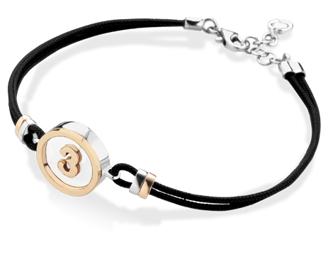 Bracciale Qabala con numero a scelta in argento