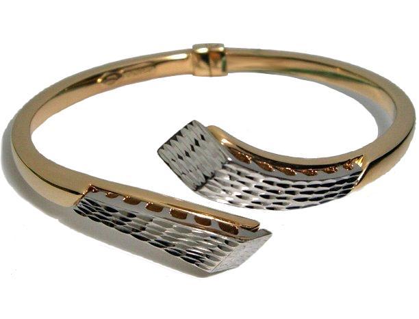 18K Yellow and White Gold Bracelet