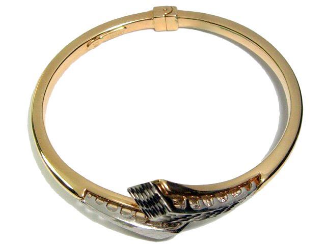 18K Yellow and White Gold Bracelet