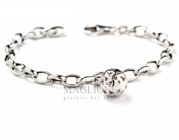 925k Silver Bracelet with Pendant 