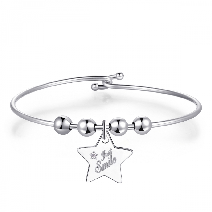 Bracciale S'Agapò by BrosWay collezione BE MY ALWAYS in acciaio e cristalli