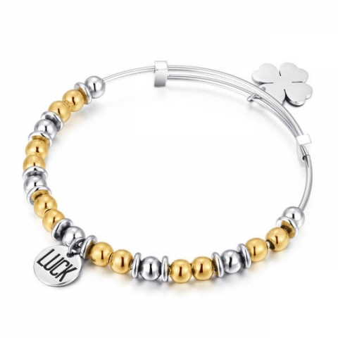 Bracciale S'Agapò by BrosWay collezione HAPPY Luck con Quadrifoglio