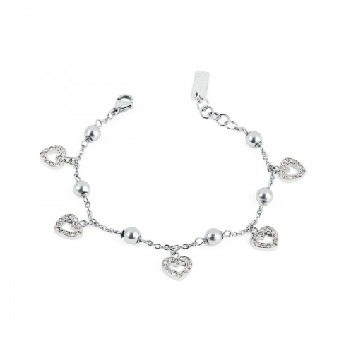 Bracciale S'Agapò by BrosWay collezione Love Day in acciaio cristalli e cristalli