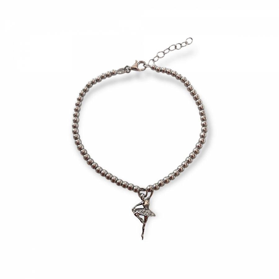 925k Silver Bracelet with Dancer