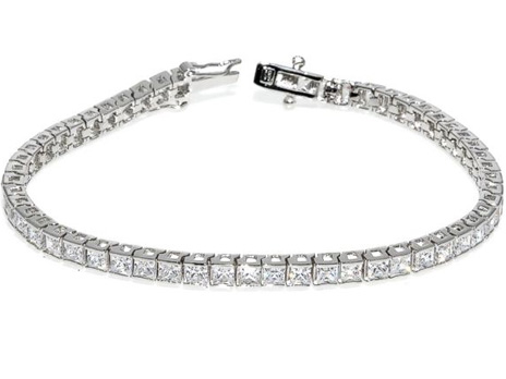 925 Silver and Cubic Zirconia Bracelet