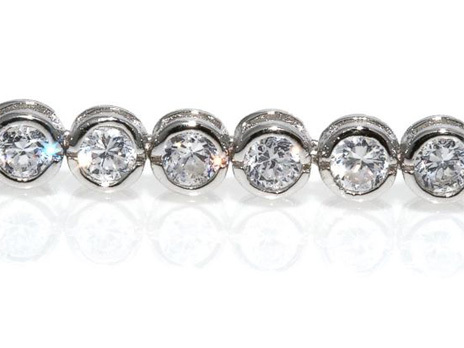 925 Silver and Cubic Zirconia Bracelet