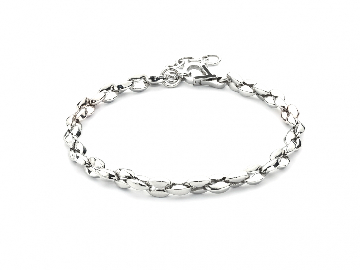 Bracciale Yukiko Uomo in acciaio con Diamante KBRD1697