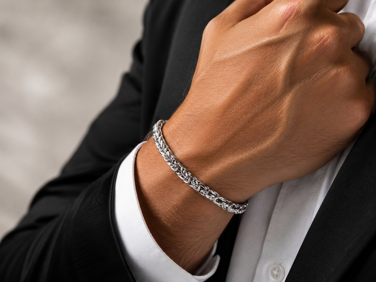 Bracciale Yukiko Uomo in Argento 925% BR808