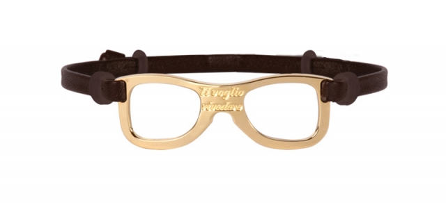 Braccialetto Look Me Rodiato cinturino testa di moro