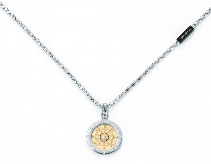 Yukiko necklace with pendant steel