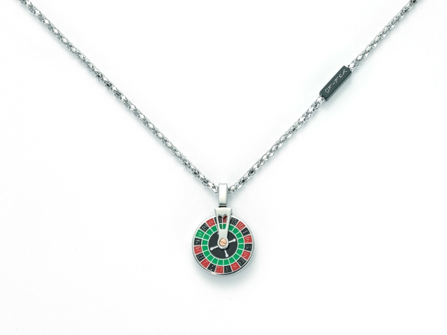 Yukiko necklace with pendant steel