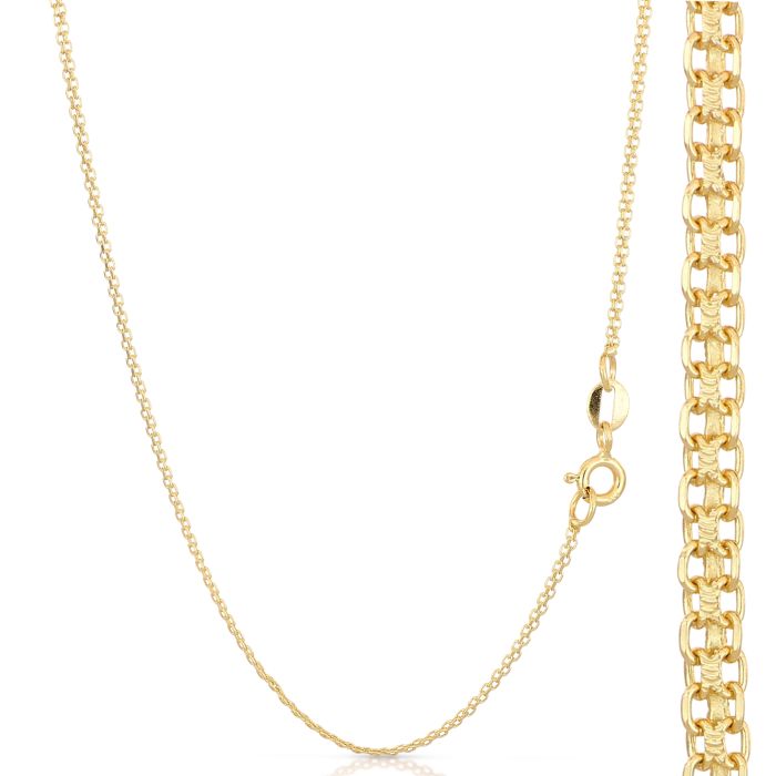 18K Yellow Gold Bismark Necklace