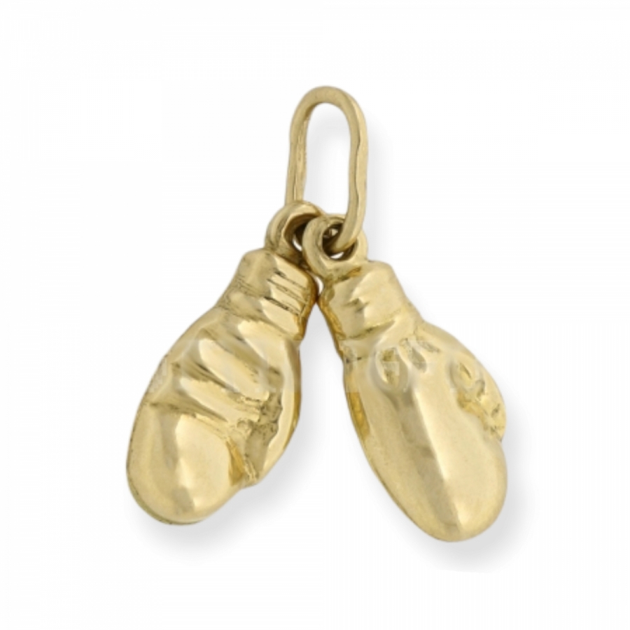 Ciondolo con Guantoni Boxe da pugile in oro giallo 18kt