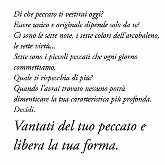 Ciondolo DIAVOLI - LUSSURIA (Desiderio - libidine) in argento rodiato 925%