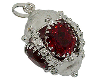 18K White Gold Pendant