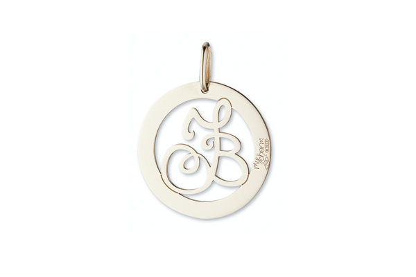 My Charm - Pendant in white, yellow or pink gold with a customizable name for Man