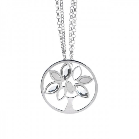 Collana BOCCADAMO con pendente ad Albero della Vita e Swarovski XGR323