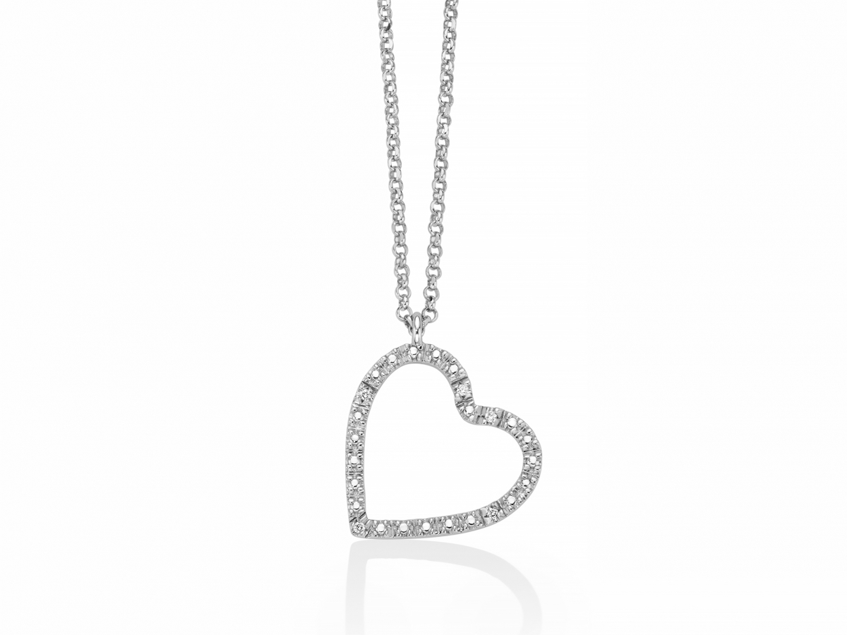 Collana collezione Diamantissima in Argento 925% e Diamanti naturali CLD4469